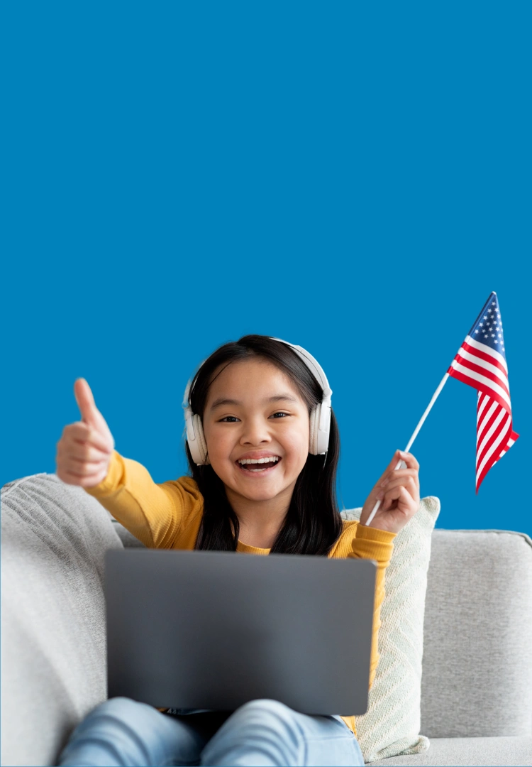 Inglês americano para crianças brasileiras